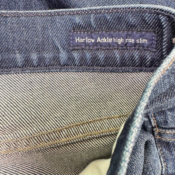 Citizens of Humanity Womens Blue High Rise Ankle Cotton Blend Slim Jeans Size 29 - Picture 8 of 11